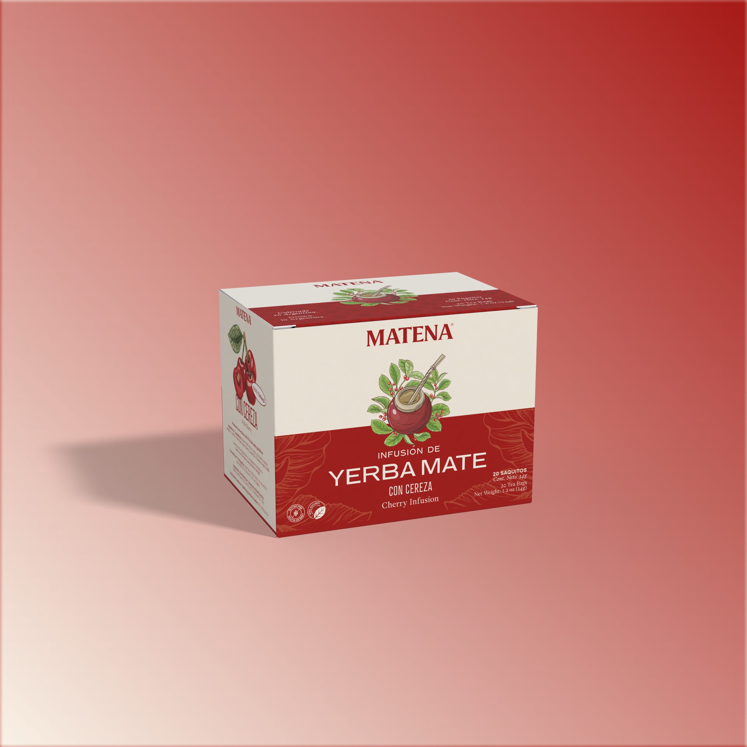 Caja cerezas