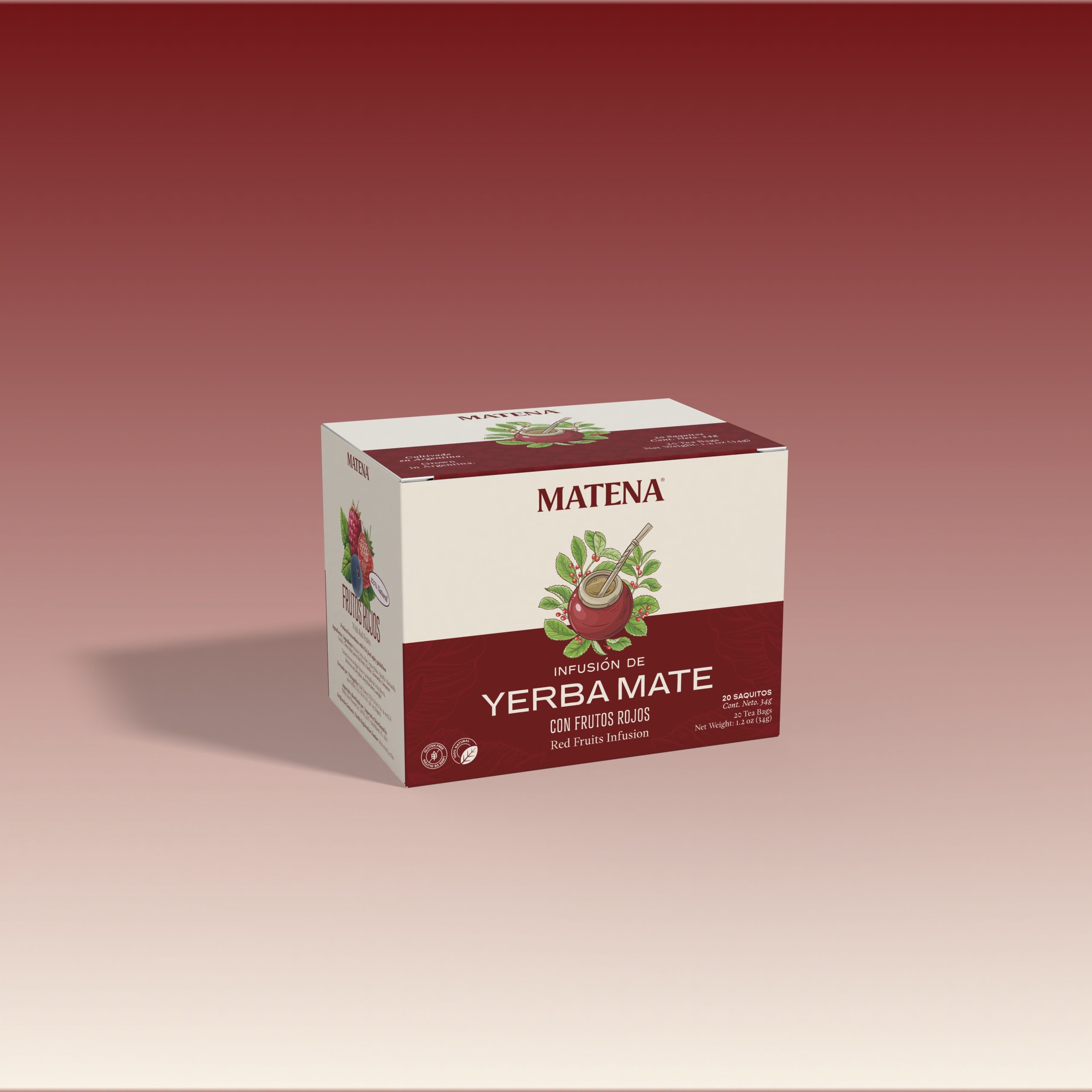 Mate frutos rojos