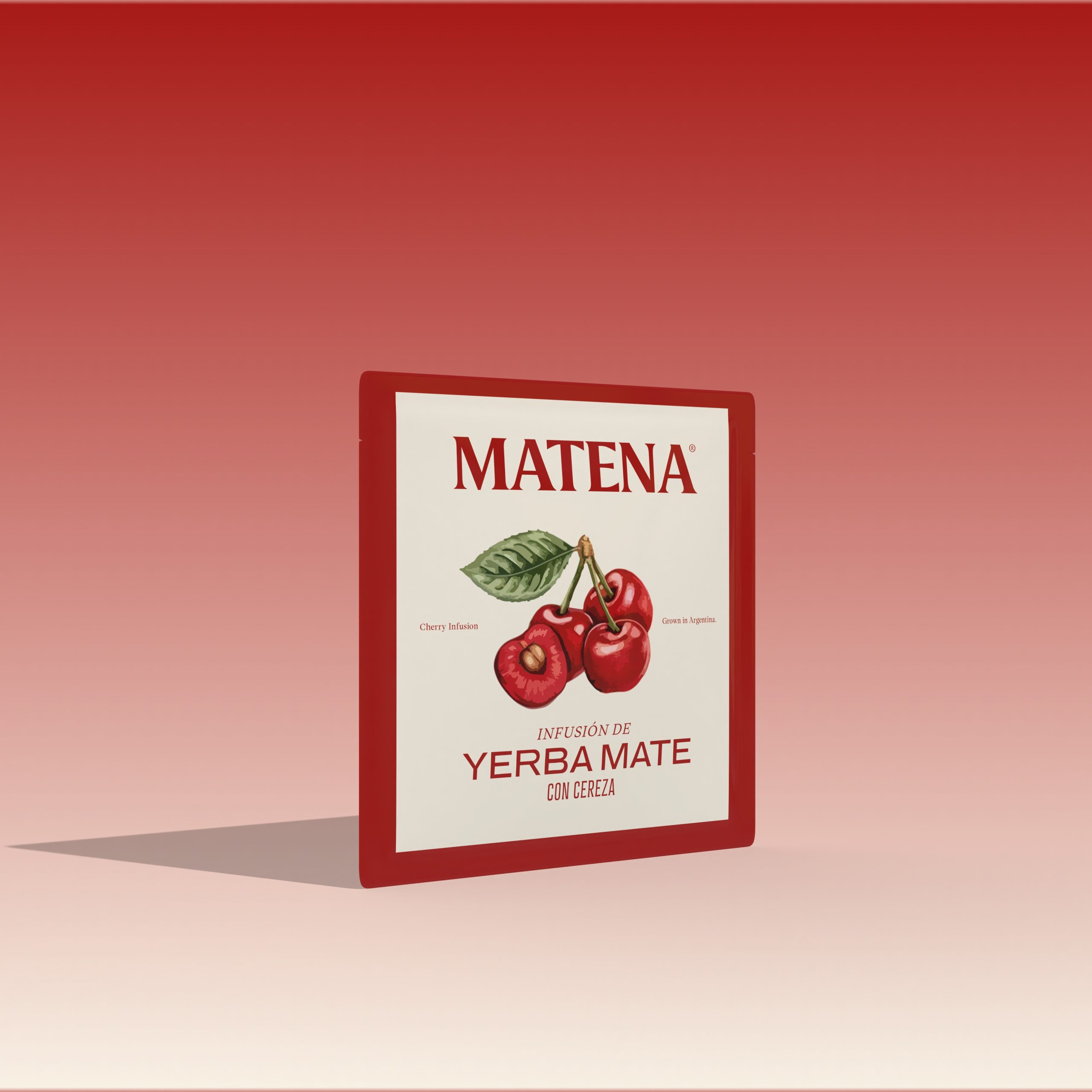 Sobre mate cerezas