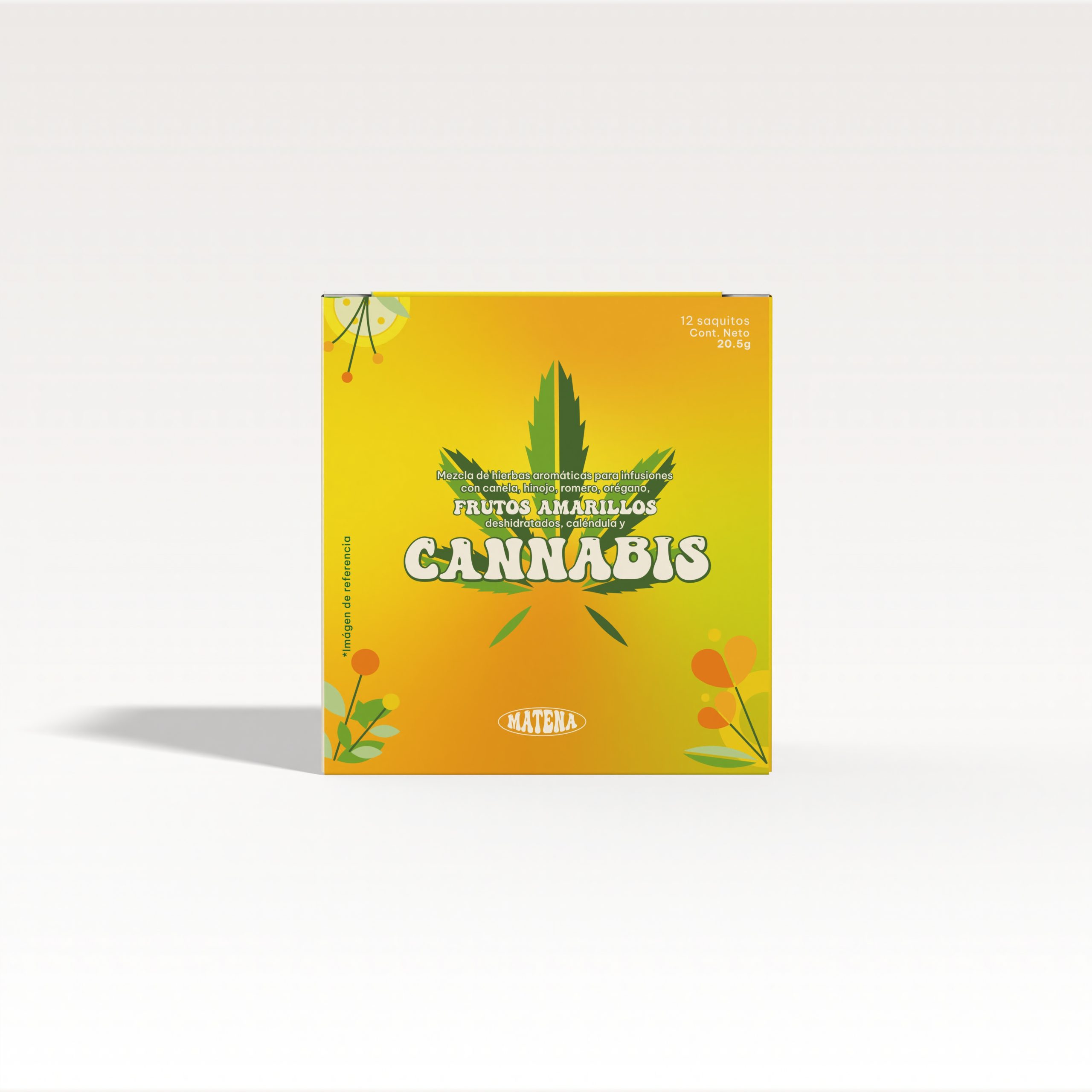 Infusion frutos amarillos y cannabis
