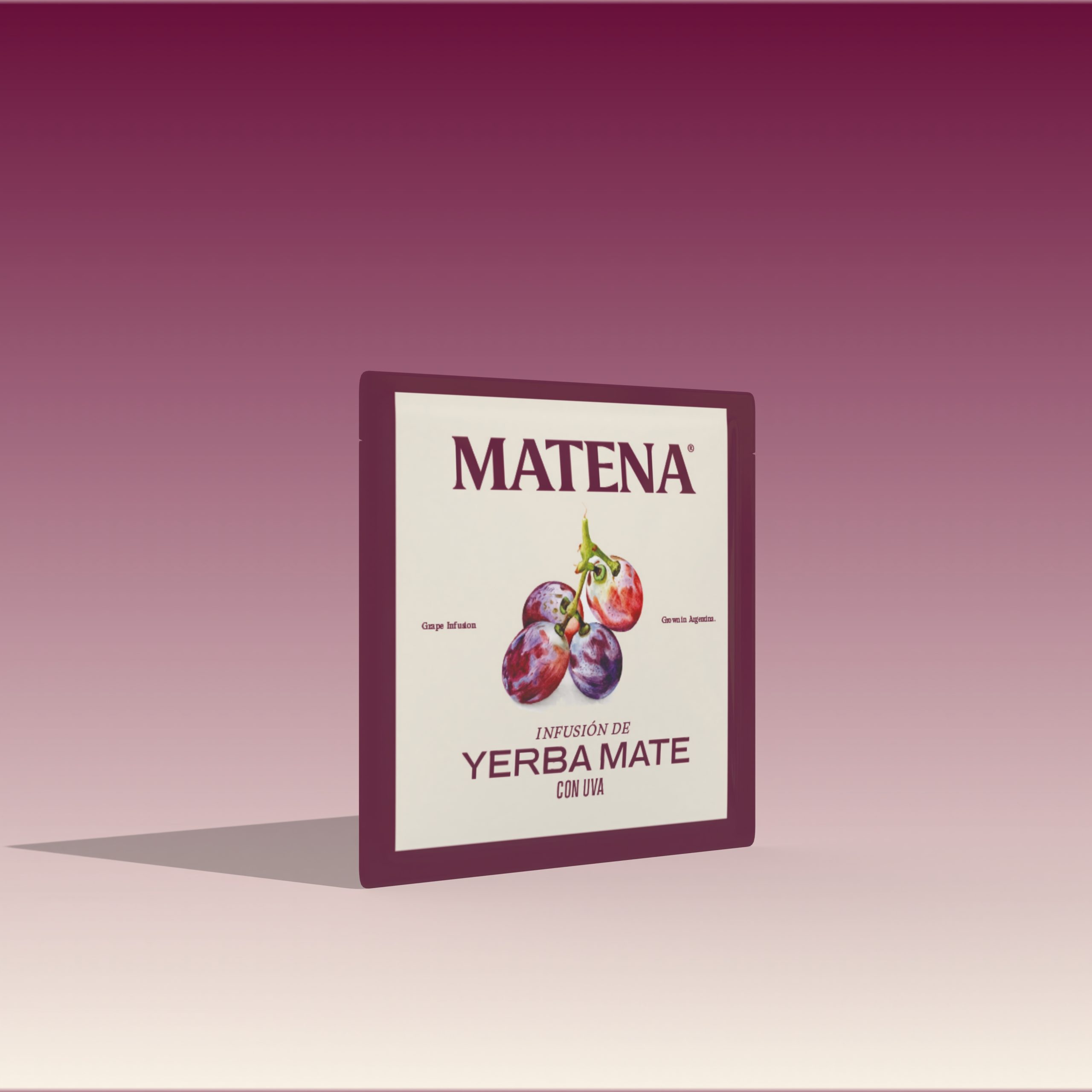 sobre mate con uva